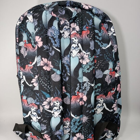 Loungefly Little Mermaid Full Size Backpack Disney Black Retired Collectible - Picture 4 of 10